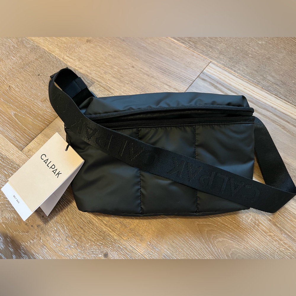 Black Calpak Luca Belt Bag